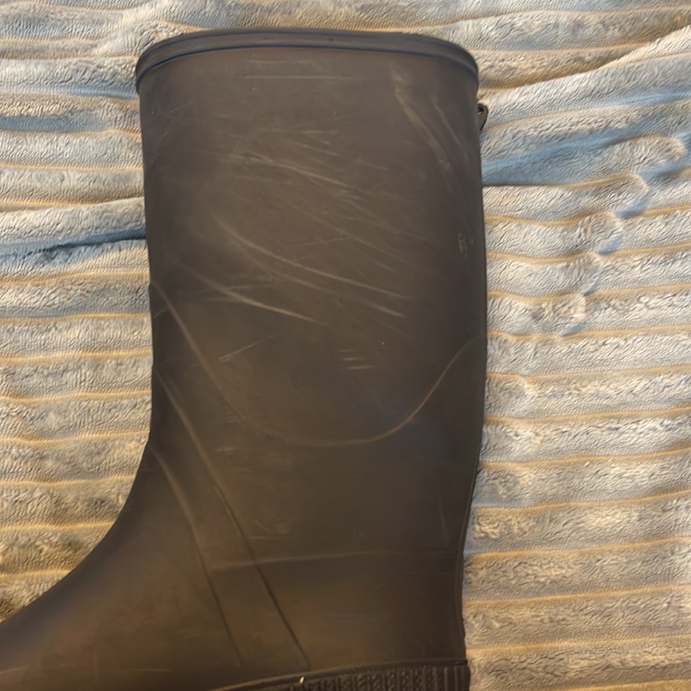 Black and Green Rain/Work Boots - Picture 11 of 11